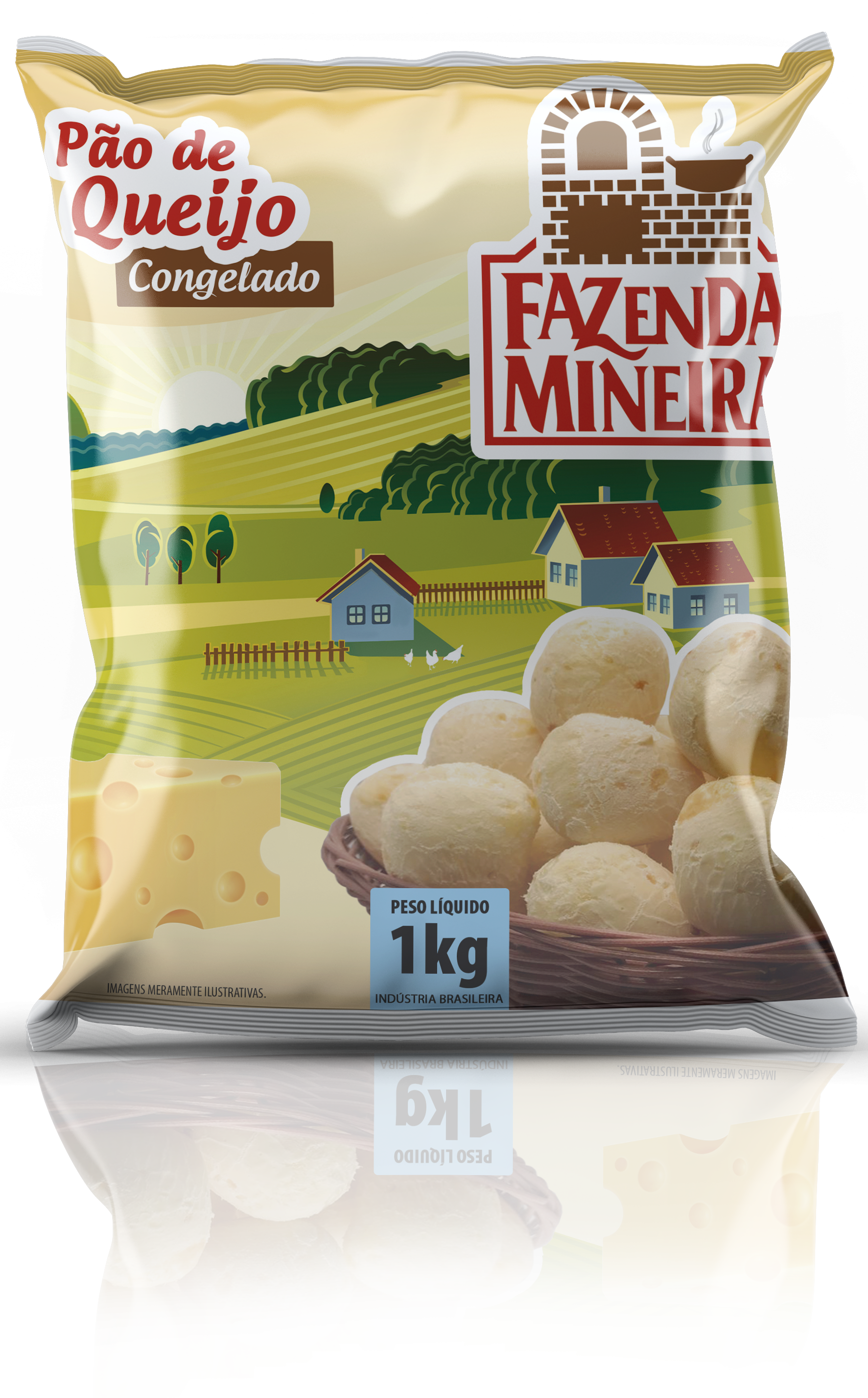 Pão de queijo Fazenda Mineira 1kg